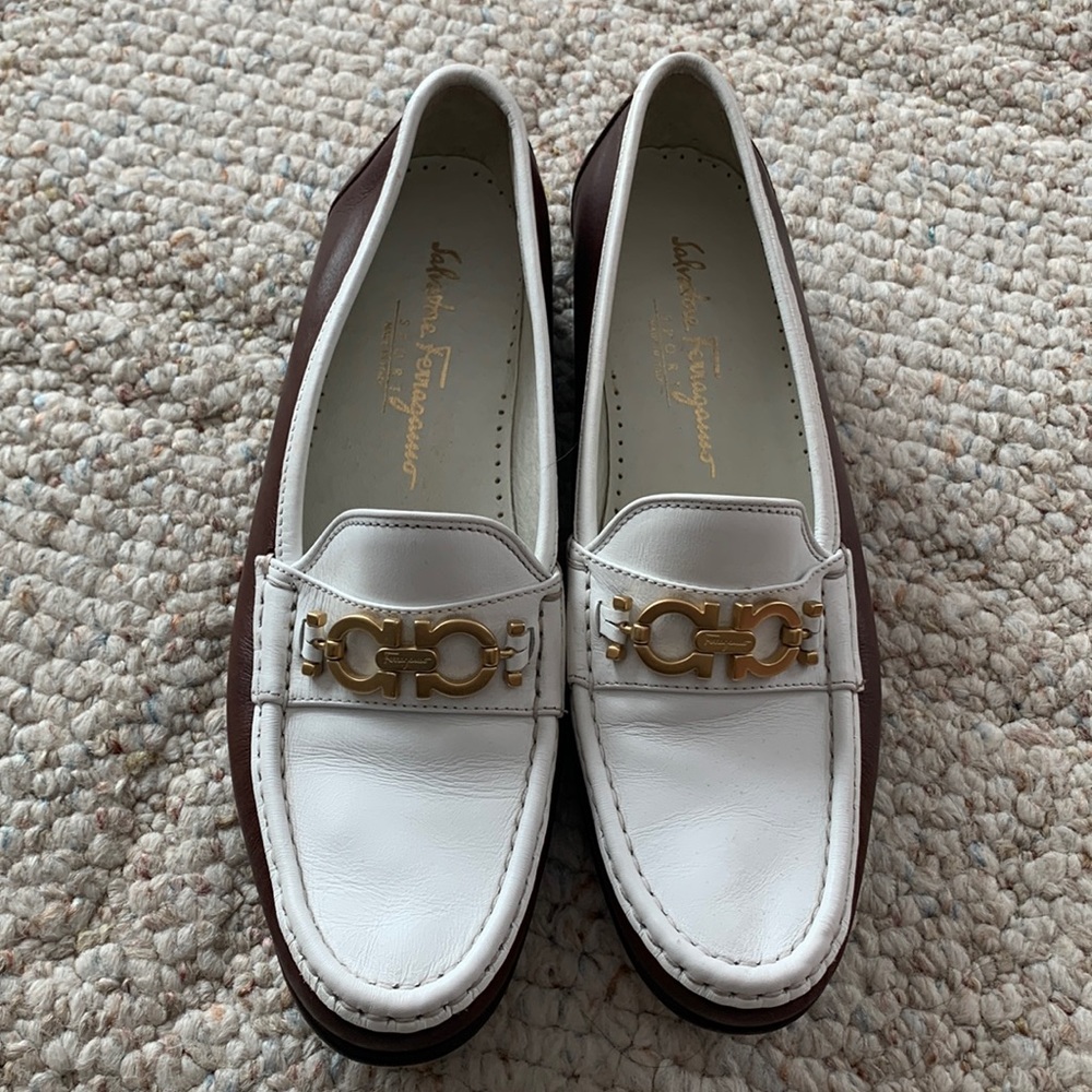 Salvatore Ferragamo Two Toned Flats